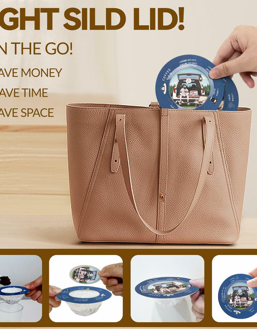 Load image into Gallery viewer, WCOINCIDENCY Coffee Filter Pour Over Maker with Lid Portable 30 Packs Wood Pulp
