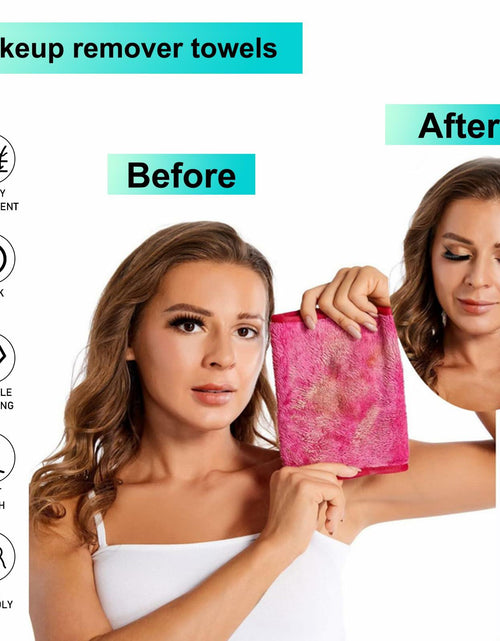 Load image into Gallery viewer, [Like New] PleasingCare Makeup Remover Cloth Cleansing Towel Chemical Free 3 Rosy
