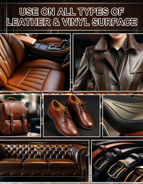 Load image into Gallery viewer, [Like New] Jallgedk Leather Recoloring Balm Leather Repair Kit Furniture Brown
