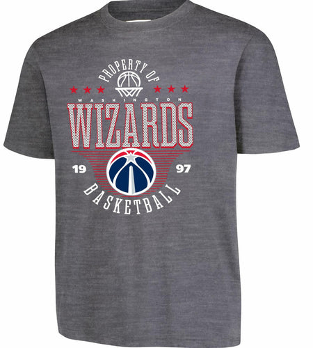 Ultra Game Boys' Mad Props T-Shirt Washington Wizards Heather Charcoal Size 8