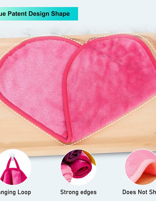 Load image into Gallery viewer, [Like New] PleasingCare Makeup Remover Cloth Cleansing Towel Chemical Free 3 Rosy
