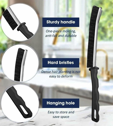 AUDELN Crevice Cleaning Brush Tool Multifunctional Bathroom Kitchen 6Pcs