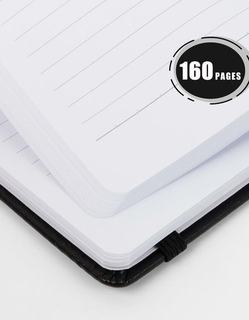 Load image into Gallery viewer, XRUNMIX Lined Journal Notebook 5.7x8in 160 Pages 100 GSM Black 1 Pack
