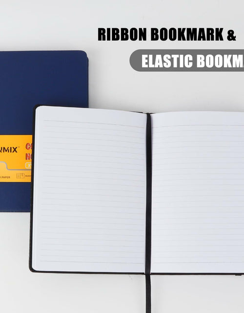 Load image into Gallery viewer, XRUNMIX Lined Journal Notebook 5.7x8in 160 Pages 100 GSM Black 1 Pack
