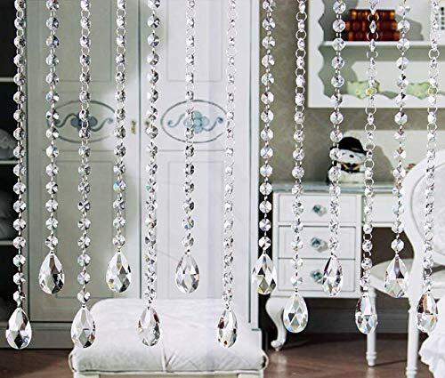Load image into Gallery viewer, VOVOV 16 Pack 20" Clear K9 Optical Crystal Chandelier Pendants Beads
