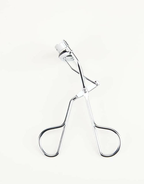 Load image into Gallery viewer, BLISSOTOPIA 2-in-1 Eyelash Curler and Tweezer Set Silver Travel Friendly
