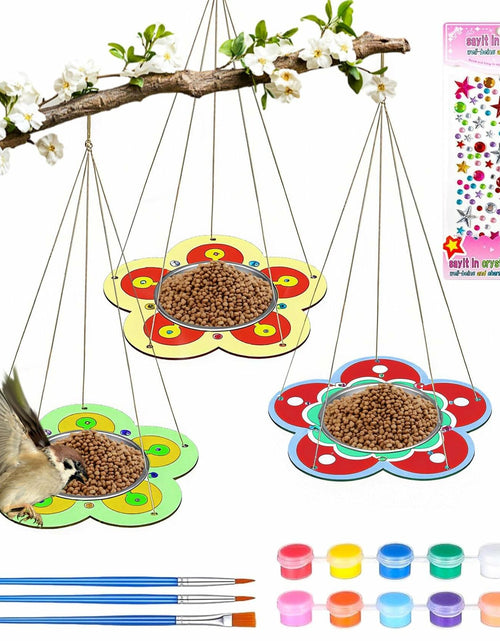 Load image into Gallery viewer, Jestrem Kids DIY Wooden Bird Feeder Kits 3-Pack Outdoor Toys Ages 3-12
