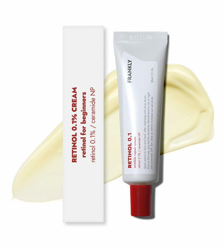 BestBy12/26 FRANKLY Retinol 0.1% Cream 1.01oz Night Anti-Aging Korean Skin Care