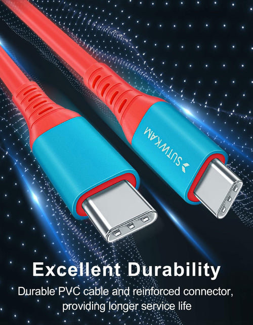 Load image into Gallery viewer, SUTWKAM 100W 20Gbps Switch Charger Cable 3-in-1 Orange
