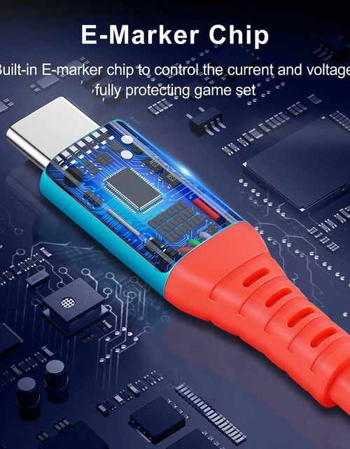 Load image into Gallery viewer, SUTWKAM 100W 20Gbps Switch Charger Cable 3-in-1 Orange
