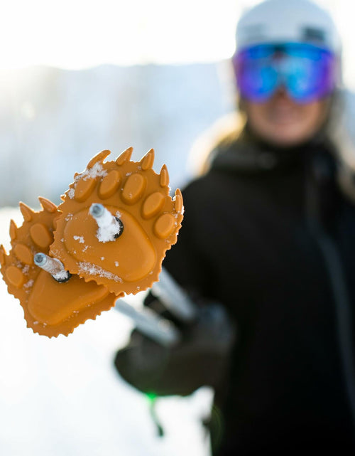 Load image into Gallery viewer, Stoke Tracks Bear Paw Ski Pole Baskets Dawn Yellow Unisex
