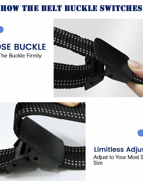 Load image into Gallery viewer, Sworew Men’s Tactical Nylon Belt Adjustable Web Non-Metal Buckle Black 54in
