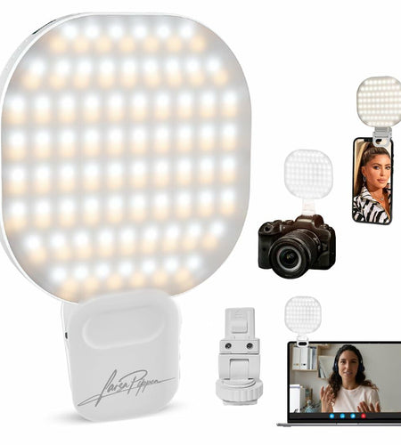 THE LARSA LIGHT Larsa Pippen LARSA Light LED Selfie-Light Clip White