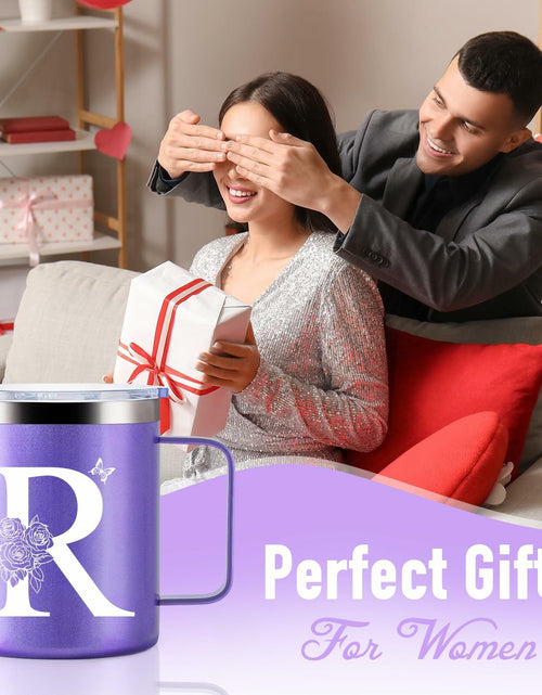 Load image into Gallery viewer, Culaiwan Christian Gifts Women 12oz 'You Are' Tumbler Mug Purple-R
