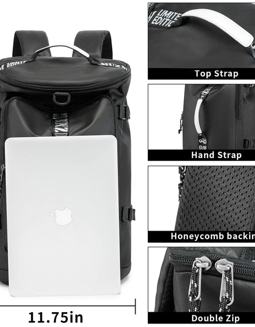 Load image into Gallery viewer, FUNYAGO Gym Duffle Bag Waterproof Laptop Backpack 40L Purple Size Standard

