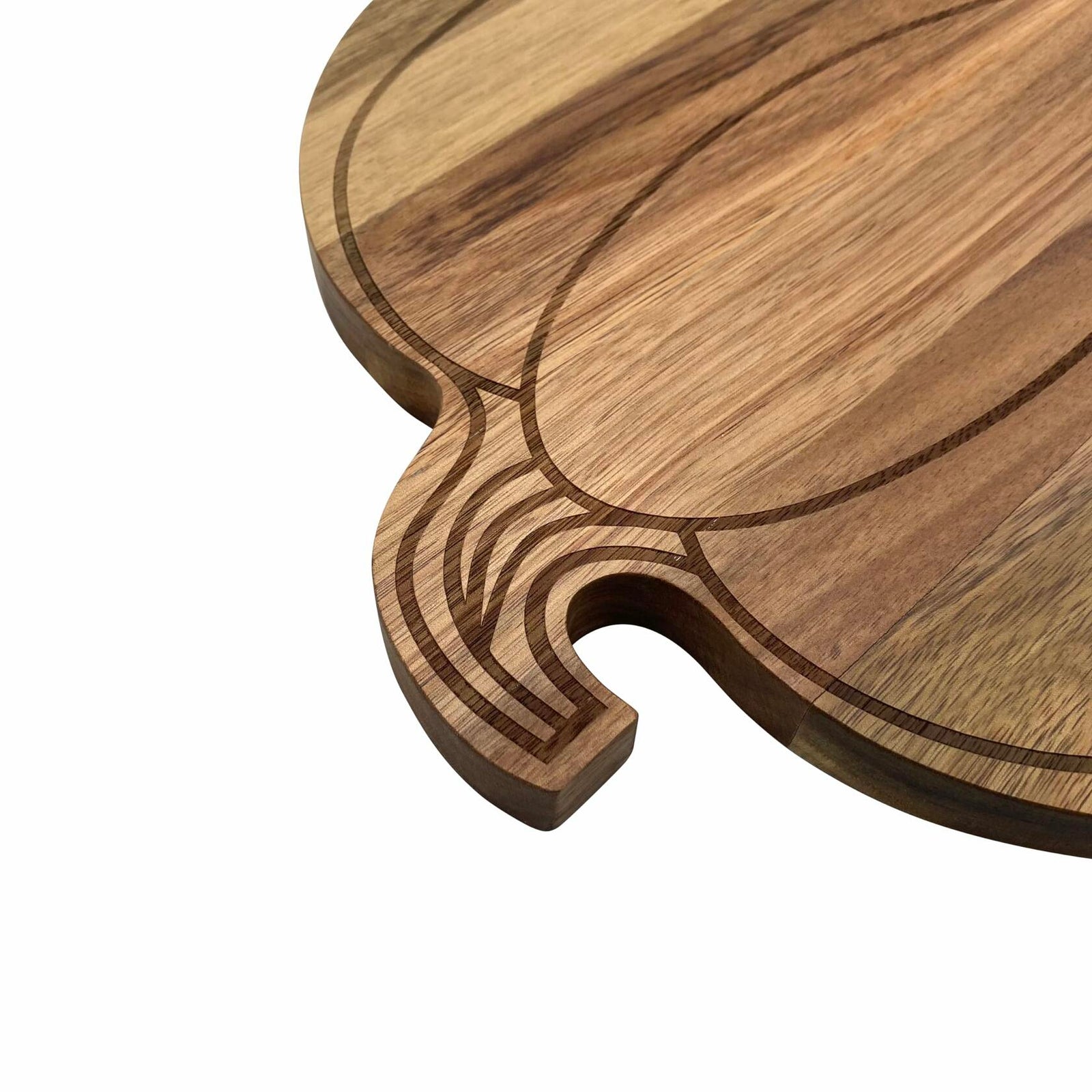 FASTYJK Halloween Pumpkin Wooden Cutting Board with Handle 14.96x11.81in