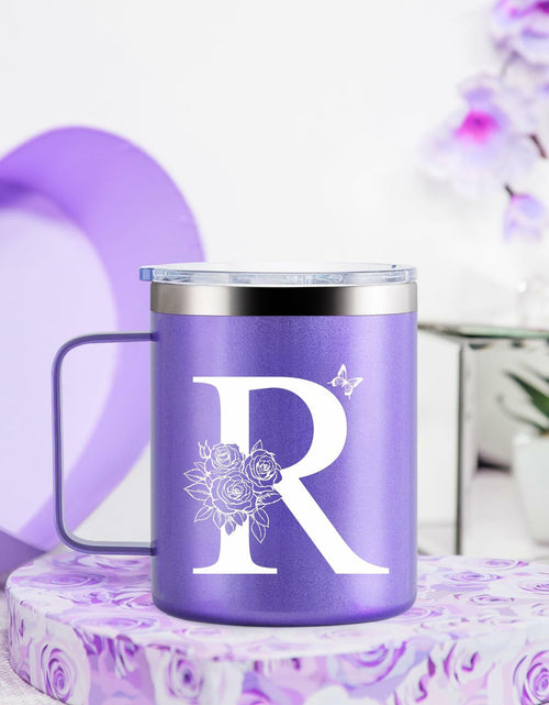 Load image into Gallery viewer, Culaiwan Christian Gifts Women 12oz 'You Are' Tumbler Mug Purple-R
