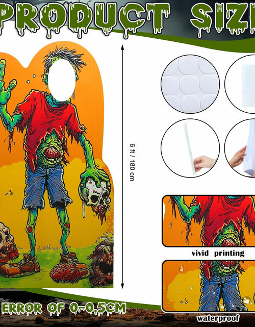 Load image into Gallery viewer, Roowest 6ft Halloween Life Size Cardboard Cutout Prop Party Decoration
