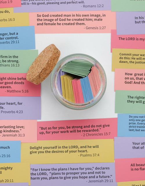 Load image into Gallery viewer, NStuiv Prayer Cards Scripture Bible Verses Jar Religious Gift for Growth
