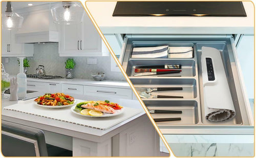 Load image into Gallery viewer, Reespring Food Warming Mat Full Surface Heating Portable Silicone White
