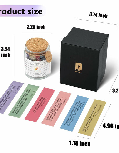 Load image into Gallery viewer, NStuiv Prayer Cards Scripture Bible Verses Jar Religious Gift for Growth

