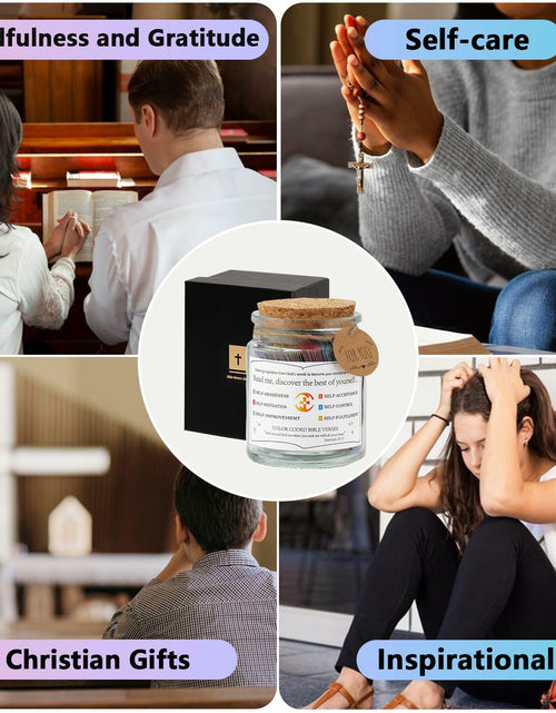 Load image into Gallery viewer, NStuiv Prayer Cards Scripture Bible Verses Jar Religious Gift for Growth
