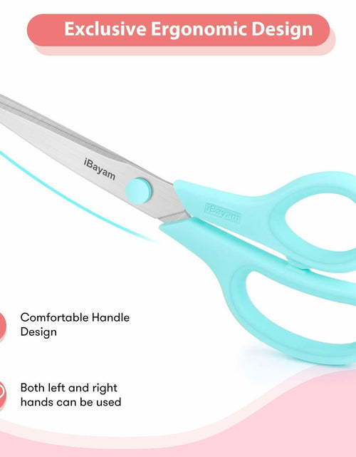 Load image into Gallery viewer, [Like New] iBayam 8" All Purpose Scissors 3-Pack Ultra Sharp 2.5mm Blade Shears
