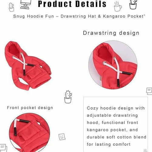 Load image into Gallery viewer, Generic Desk Goose Red Hoodie Mini Goose Costume Table Decor Accessory 7 Inch
