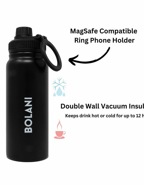 Load image into Gallery viewer, BOLANI MagSafe Water Bottle Stainless Steel 24oz White Insulated Leak Proof
