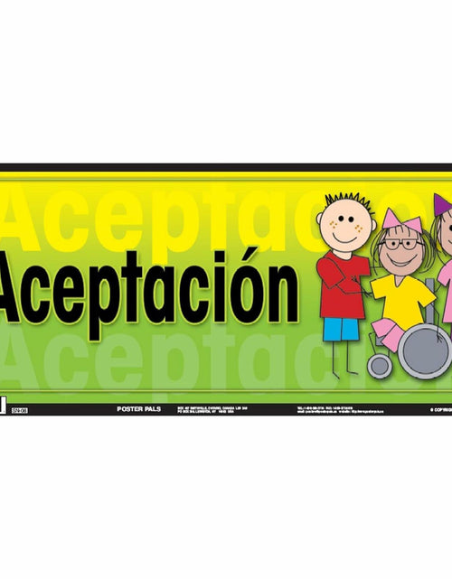 Load image into Gallery viewer, Poster Pals Spanish Educational Language Teaching Posters 6-Set Multicolor
