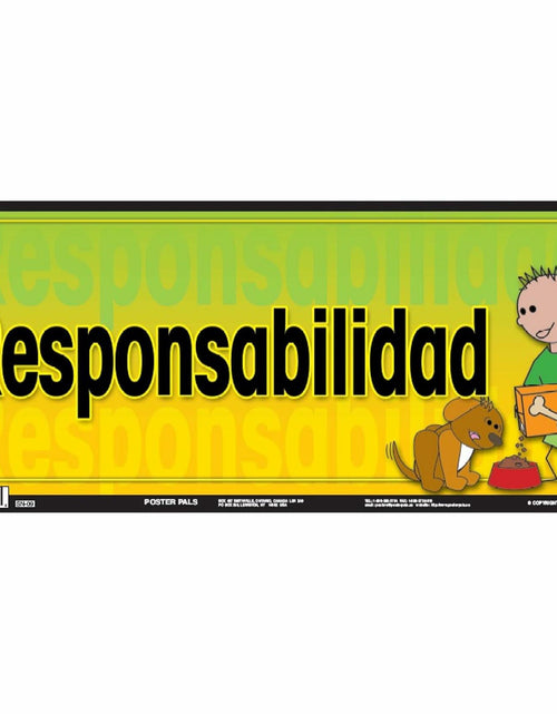 Load image into Gallery viewer, Poster Pals Spanish Educational Language Teaching Posters 6-Set Multicolor
