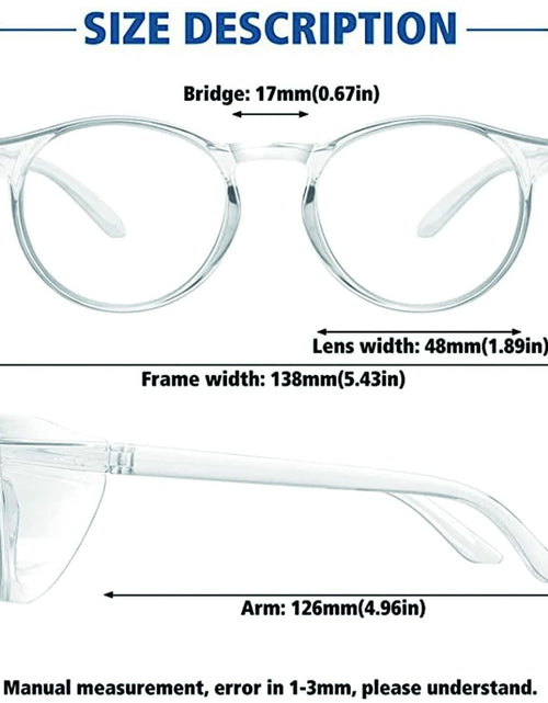 Load image into Gallery viewer, STORYCOAST Safety Glasses Anti Fog Blue Light Blocking Protective Eyewear
