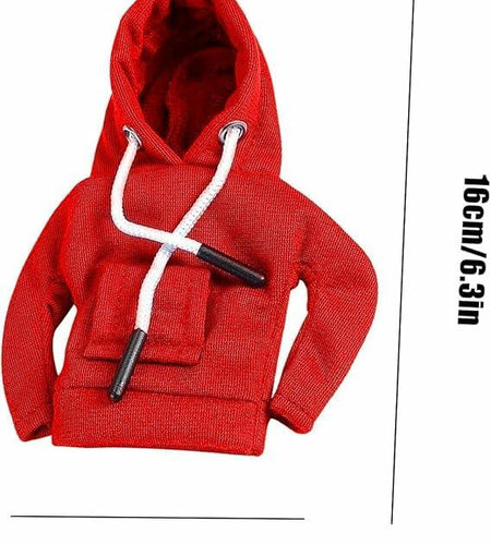 Generic Desk Goose Red Hoodie Mini Goose Costume Table Decor Accessory 7 Inch