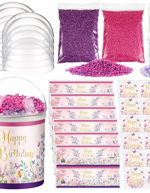 Load image into Gallery viewer, [Like New] Beeveer 12 Set 3.15in Clear Half Ball Candy Dome Shaker Butterfly Labels
