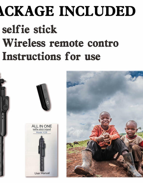 Load image into Gallery viewer, OUSHAACK 69in Phone Tripod Selfie Stick Lightweight Stand with Remote
