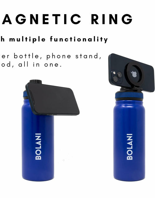 Load image into Gallery viewer, BOLANI MagSafe Water Bottle Stainless Steel 24oz White Insulated Leak Proof
