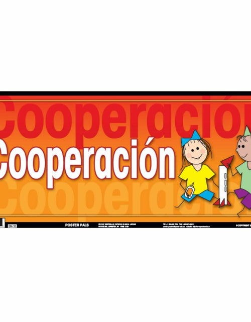 Load image into Gallery viewer, Poster Pals Spanish Educational Language Teaching Posters 6-Set Multicolor
