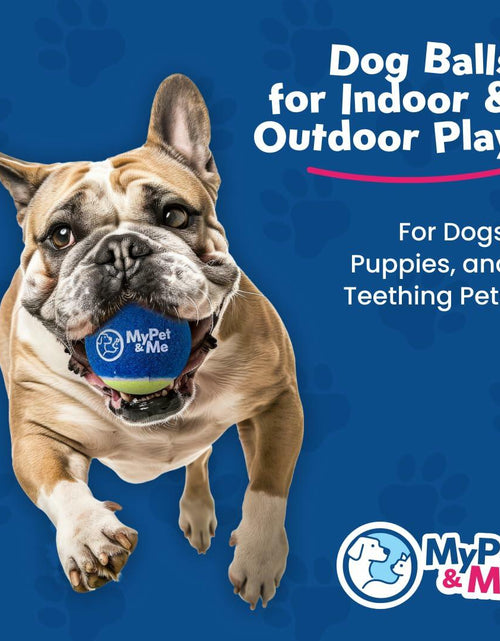 Load image into Gallery viewer, My Pet &amp; Me Dog Tennis Balls 2.5-Inch Soft Lightweight Indoor Outdoor 3 Pack

