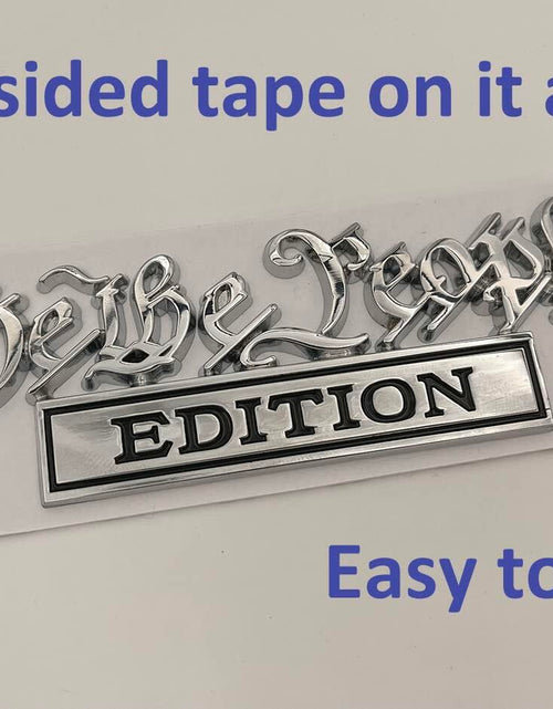 Load image into Gallery viewer, We The People 3D Fender Badge Decals Black/Red for Car Truck SUV 2 Pack

