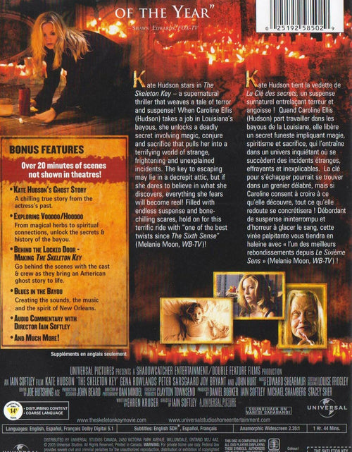 Load image into Gallery viewer, [Like New] The Skeleton Key Widescreen Edition DVD Mystery Thriller Kate Hudson UNI
