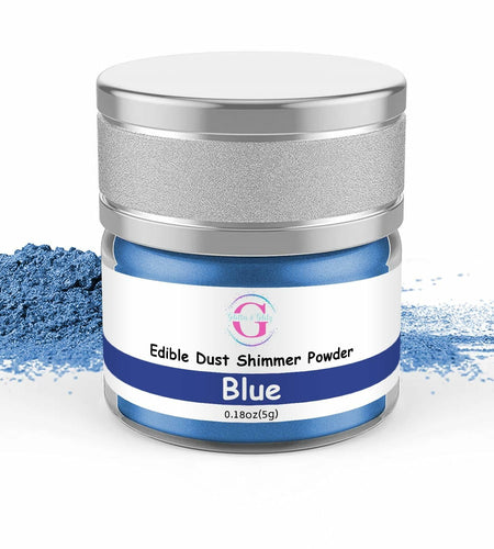 Glitter & Glitz Edible Drink Glitter Luster Dust Blue 5g Cocktail Baking