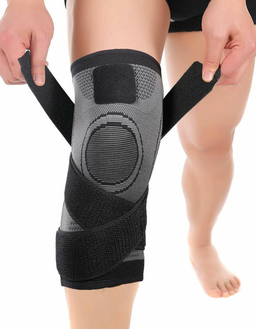 Load image into Gallery viewer, Mumian Knee Sleeve Compression Support Black Single Size XXXL
