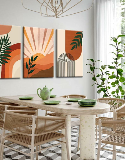 Load image into Gallery viewer, FEOWE 3Pcs Floral Botanical Canvas Wall Art Multicolor 12x16in Set
