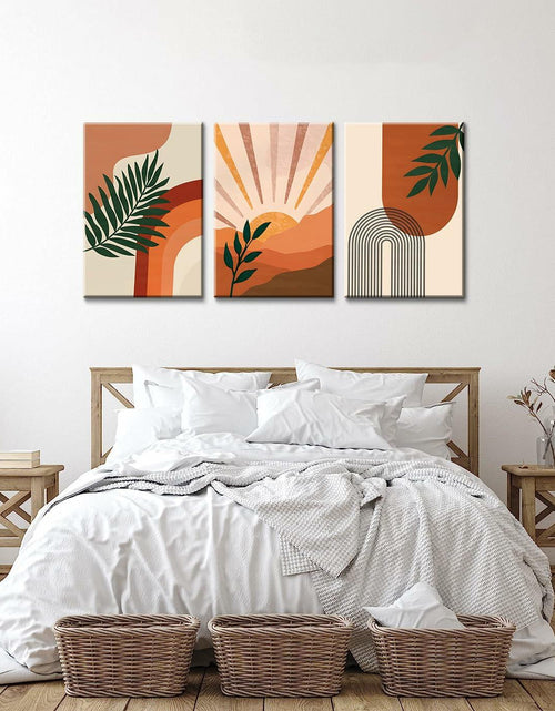 Load image into Gallery viewer, FEOWE 3Pcs Floral Botanical Canvas Wall Art Multicolor 12x16in Set
