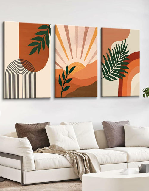 Load image into Gallery viewer, FEOWE 3Pcs Floral Botanical Canvas Wall Art Multicolor 12x16in Set

