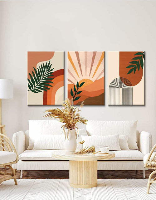 Load image into Gallery viewer, FEOWE 3Pcs Floral Botanical Canvas Wall Art Multicolor 12x16in Set

