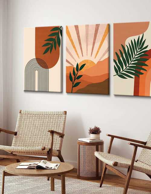 Load image into Gallery viewer, FEOWE 3Pcs Floral Botanical Canvas Wall Art Multicolor 12x16in Set
