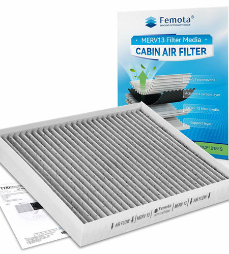 Femota MERV 13 Cabin Air Filter Activated Carbon CF12151 Hyundai Sonata 2015-19