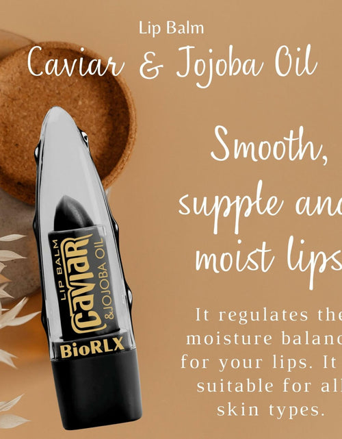 Load image into Gallery viewer, BioRLX Caviar &amp; Jojoba Oil Lip Balm Color-Free 0.12oz Pack of 1
