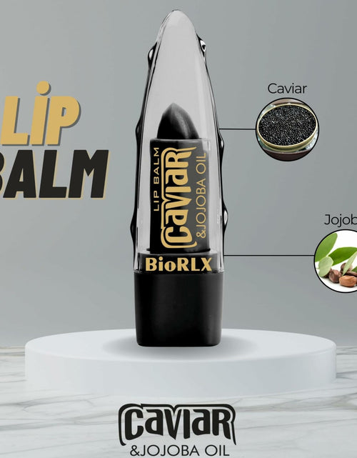 Load image into Gallery viewer, BioRLX Caviar &amp; Jojoba Oil Lip Balm Color-Free 0.12oz Pack of 1
